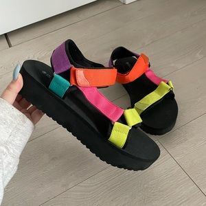 Rainbow sandals from Call it Spring